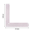 5pcs L Shape Garment Cutting Acrylic Quilting Ruler Tailor Ruler