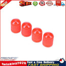 100pcs Car Truck Bike Tire Wheel Air Valve Stem Caps Dust Covers (Red) Newly