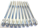 9 x ALLOY ALUMINIUM 1/4 Thread DARTS STEMS / SHAFTS Medium (3 sets) 45mm length
