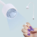 Mini USB Nail Dryer Single Finger Drying Lamp For Gel Polish UV Nail V1I3 B5B3