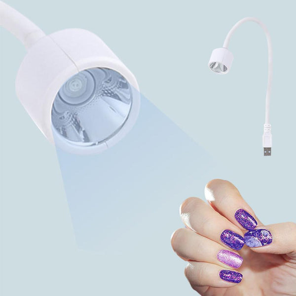 Mini USB Nail Dryer Single Finger Drying Lamp For Gel Polish UV Nail V1I3 B5B3