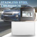 Stainless Steel Cosmetic Mirror Car Sun Visor Makeup Mirror (110x65mm) Newly