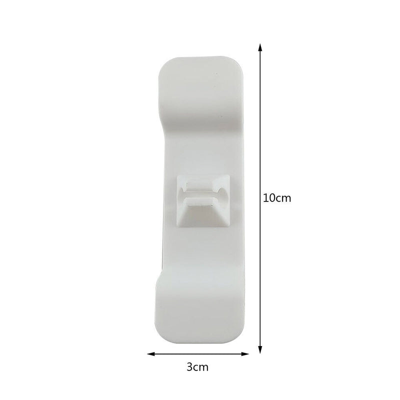 2pcs Cable Organizer Management Clips Line Cord Holder Wire Winder (White)