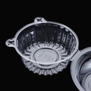 Disposable Cases Set Reusable Muffin Cup Cake Holders Boxes Plastic Cupcake