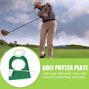 Plastic Putter Plate Foldable Golf Exercise Practice Push Rod for Children To