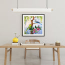 5D Full Drill Diamond Painting DIY Spring Birds Rhinestone Wall Picture