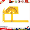 Plastic Protractor Angle Finder Goniometer 0-180 Degree Angle Ruler Tools Newly