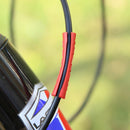 2pcs/pack Bicycle Plastic Cable Protector Frame Protective Cover (Red) Newly