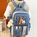 4pcs Children School Backpack Sets Women Bookbag School Bags for Teens Girls