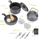 Outdoor Supplies Bowl Pan Picnic Utensils Set Cookware Set Camping Cooking Pot