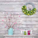 Easter Rabbit Wreath Door Acrylic Bunny Garland Home Decoration (C)