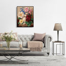 DIY Digital Oil Painting By Numbers Kits Colorful Flower Picture Home Decoration
