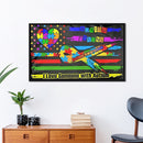 5D Diamond Painting Autism Flag Full Round Drill Rhinestone Kit