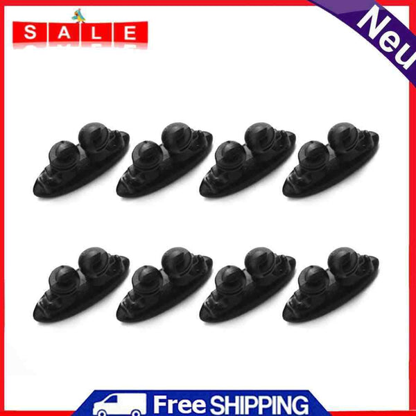 8x Car Cable Holder Self Adhesive Cable Clamp Cable Clip Cable Organizer Set