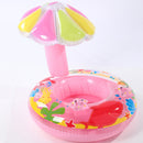Baby Swimming Ring Cartoon Inflatable Infant Toddler Float Circle (Pink) Newly