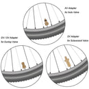 12pcs/set Pump Adaptor Kit Bike Tire Presta American Valve Adapter Needles Newly