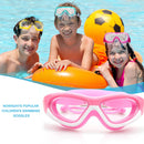 Swimming Glasses Waterproof HD Anti-fog Kids Diving Goggles (Pink White) Newly