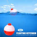 10pcs Red White Fishing Bobber Set Plastic Round Float Buoy Outdoor Fishing
