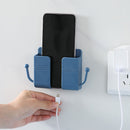 Wall Phone Holder - 5 Pieces Self-Adhesive Wall Mounted Phone Holder with Hooks
