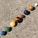 Crystal Solar System Eight Planet Ball Globe Gem Crafts Decor Astronomy Gifts