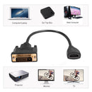 30cm DVI-D to HDMI-compatible for Projector DVI-D Male to HDMI-compatible Female