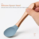 4pcs Silicone Tableware Kids Anti Slip Silicone Baby Feeding Set Bibs for Inf