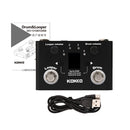 KOKKO Circle Loop Pedal Standard Drum Looper Page Tuner Pedal Musical Instr