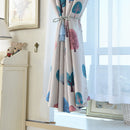 Window Curtain Drape Textile Printing Scarfs Valances for Bedroom Balcony