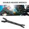 6-25mm Bicycle Wrench V-Groove Double Open End Spanner Repair Tools Black Newly