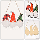 Decor House Accessories Christmas Door Decoration Hanging Sign Door Hanger Wood