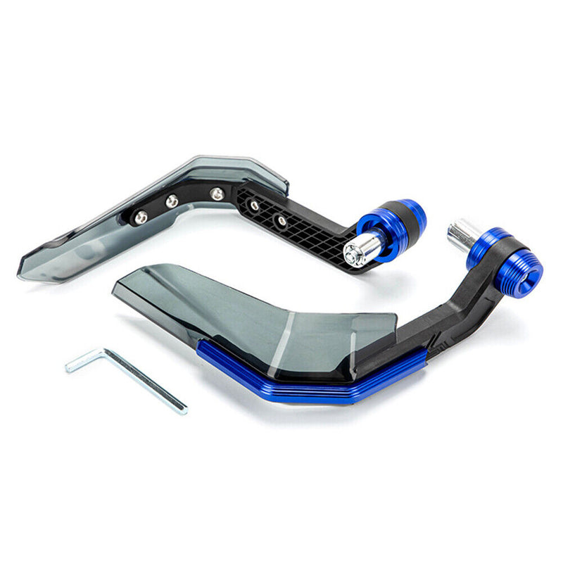 2pcs Motorcycle Hand Guard Protector Motor Part Windshield Handguard (Blue)