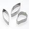 3pcs Clematis Flower Metal Cake Mold Stainless Steel Cookie Cutter Tools