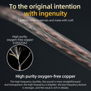 Oxygen-Free Twisted Copper Headset Cable for KZ/CCA Headphone Wire Accessories