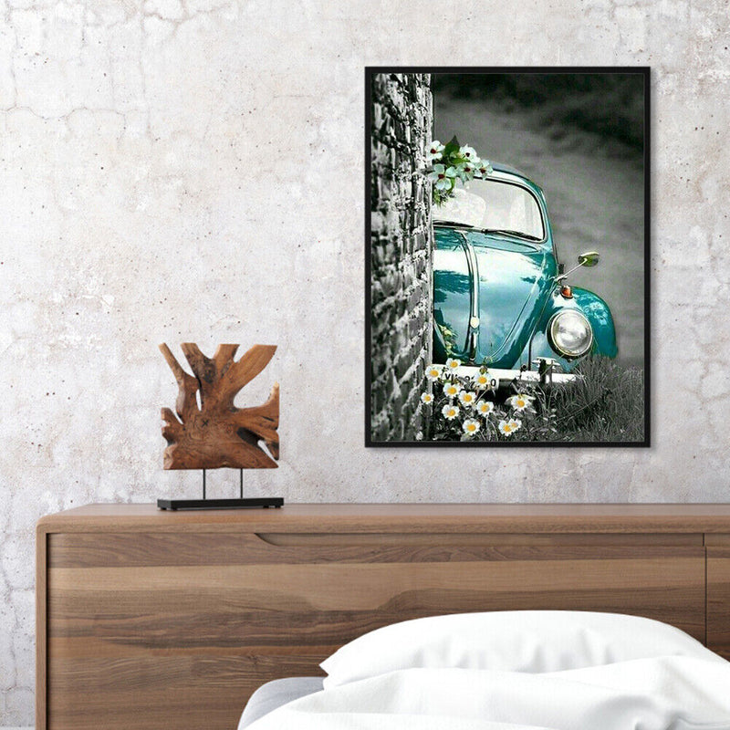 40x50cm DIY Paint By Number Kit Car in The Corner Abstract Home Wall Ornaments
