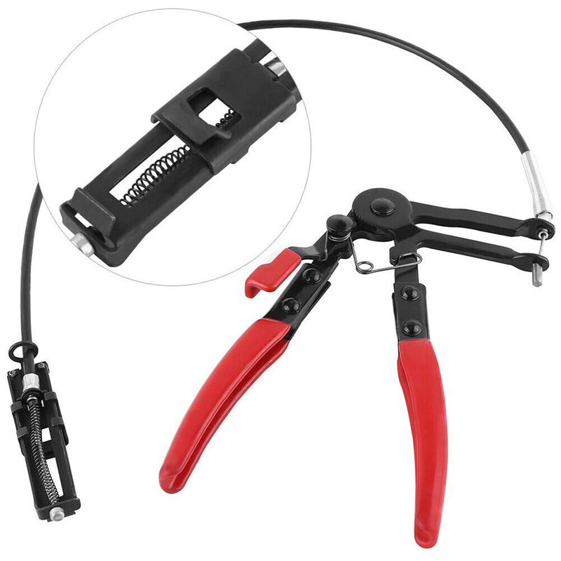 Cable Type Long Reach Hose Clamp Pliers Flexible Wire Car Repair Cr