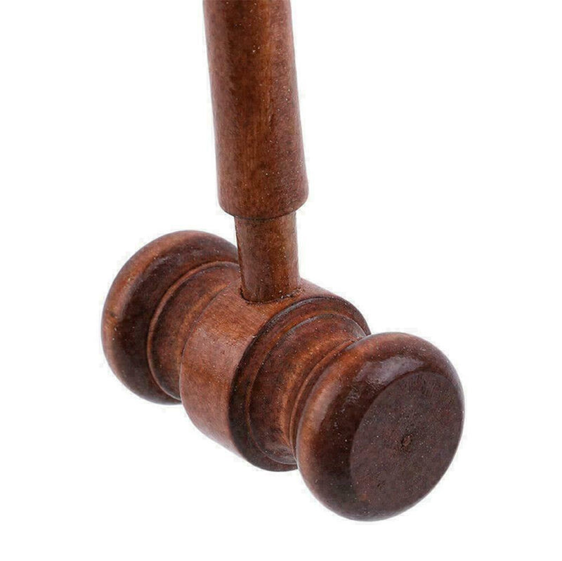 Crafted Court Hammer Gavel Handmade Wooden Auction Judge U6L8 Lawyer Jian K9Q0