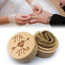 Rustic Wedding Wood Ring Box Holder Jewelry Customized Bearer Box (JM01520)