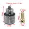With Chuck Key Mini 0.3-4mm Taper Clamping Range Drill Chuck Micro Motor