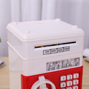 Electronic Password Coins Safe Box Deposit Piggy Bank Toys (White) Newly