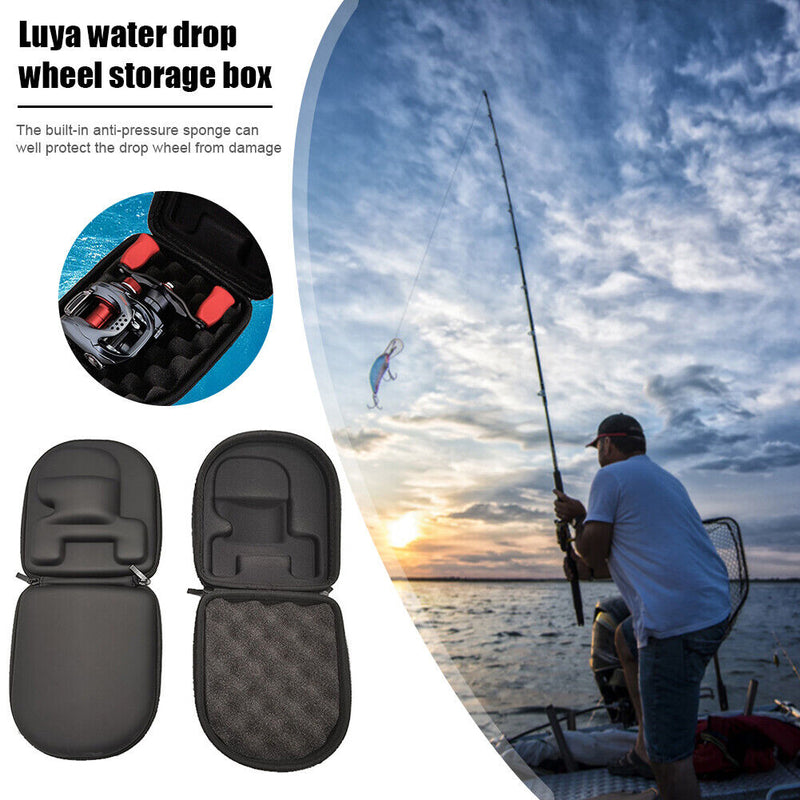 Fishing Reel Protective Bag Low Profile Baitcasting Fishing Reel Box (Left)