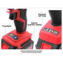 360Nm Torque 7800mAh Rechargeable Cordless Brushless Impact Wrench (A)-2501
