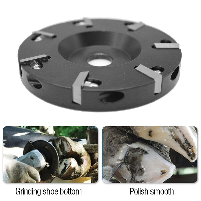 Cow Cattle Hoof Trimming Cutter Livestock Sheep Foot Blade Trimmer Disc Pla