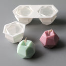 Magic Ball Cube Geometric Shape Silicone Mould Rhombus Ball Candle Mold DIY T