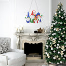 DIY Applique Diamond Four Gnomes Wall Hanger Acrylic Craft Kit Door Pendant