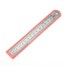 Double Sided Measuring Metal Ruler Learning Office Stationery Drafting Supp