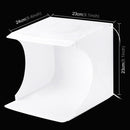 Double LED Shadowless Bottom Light Photo Studio Shooting Tent Box Kit Light Box
