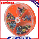 135x Colorful Artificial Fish Eye Beads DIY Bass Kit Lure Outdoor Fishing Tackle