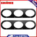 VODOOL 2ST Universal Car Rear Bumper Air Turnoff Diffuser Panels Alum