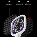 1x USB Electric Fly Insect Zapper Killer Swatter Bug Racket Lamp Mosquito U4B1