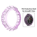 Transparent TPU Smart Watch Cover for Huami Amazfit T-Rex PRO/T-Rex (Blue)